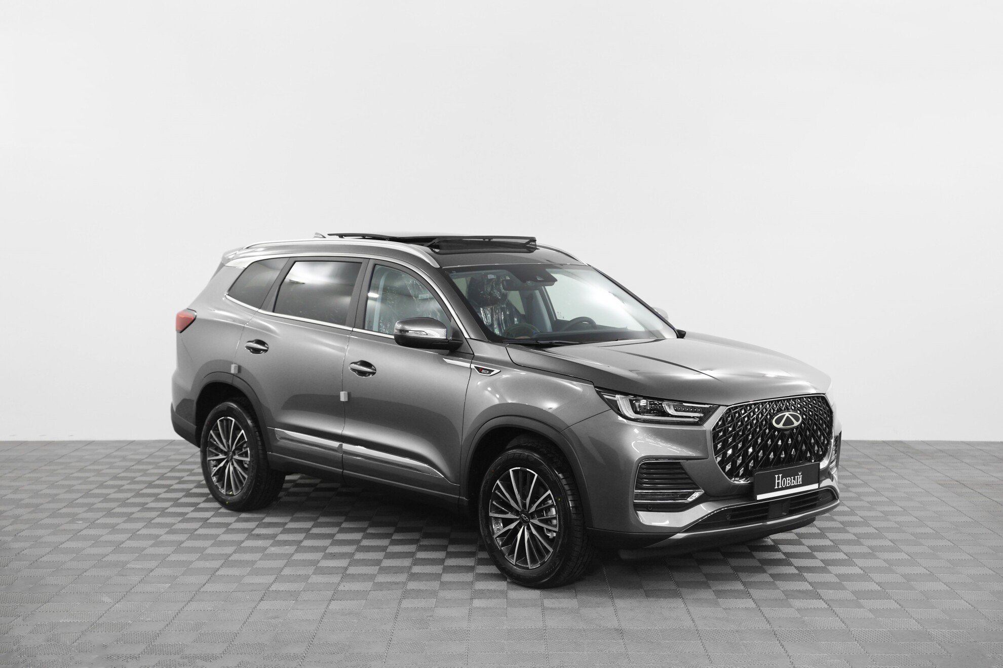 CHERY New Tiggo 8 Pro Max Купить в Москве [у Официального Дилера] Ultimate  Технологичный серый 5052.